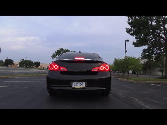 2013 G37X Sedan with Muffler Delete only sound