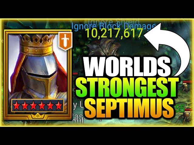 THIS IS JUST CRAZY!! What a God Mode Septimus Can Do In Raid Shadow Legends