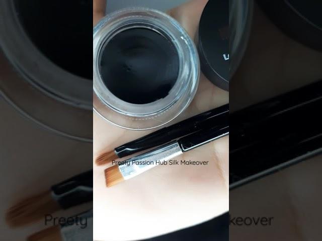 #Music Flower #Gel Eyeliner #Black #Brown #Smudged Eyeliner Look #Preety Passion Hub #Silk Makeover