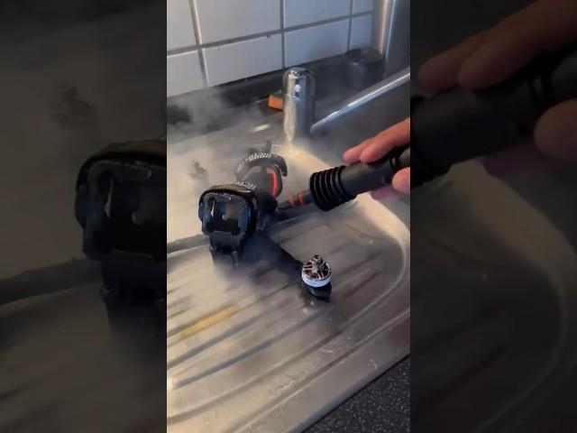 How to clean your FPV drone  (Steam cleaner) 