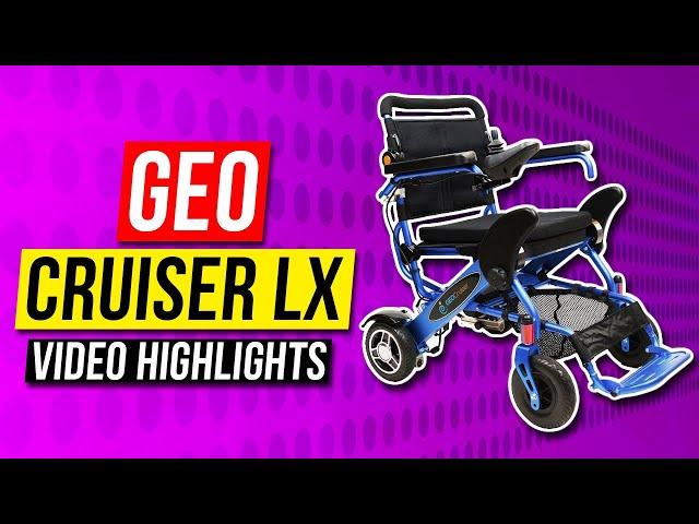 Geo Cruiser LX Folding Power Chair [2025]