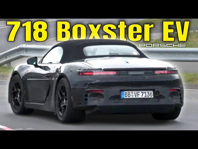 2025 Porsche 718 Boxster EV Testing Before Production