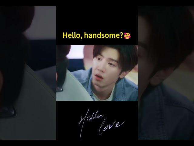 Hello, handsome? | Hidden Love | YOUKU Shorts #zhaolusi #chenzheyuan #hiddenlove