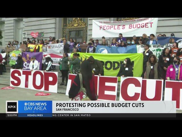 Activists protest proposed cuts to San Francisco budget