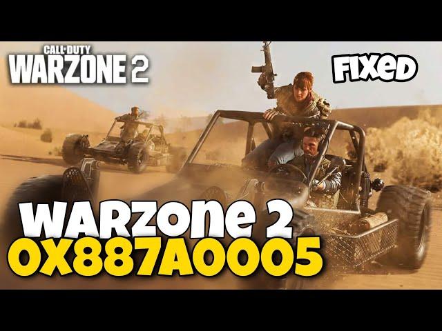 How To Fix Warzone 2.0 Error 0x887a0005 | COD Warzone 2.0 Error 0x887a0005 Fix