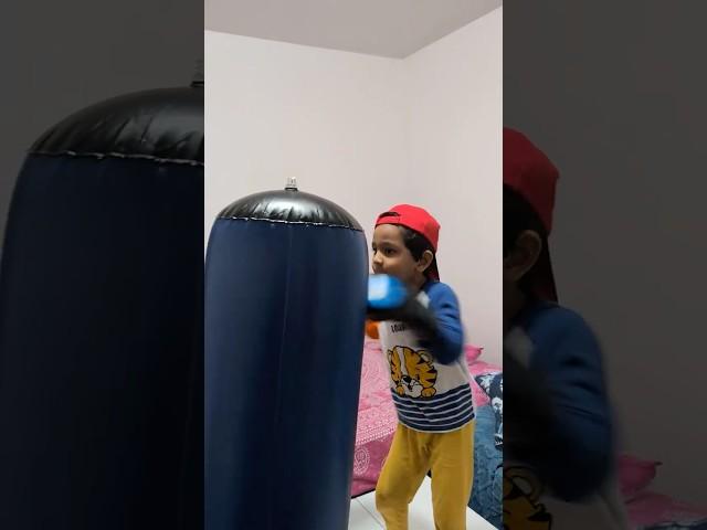 Advik’s Epic Boxing Glove Punches!  #KidsBoxing #futurechamp #shorts #awesomeadvik
