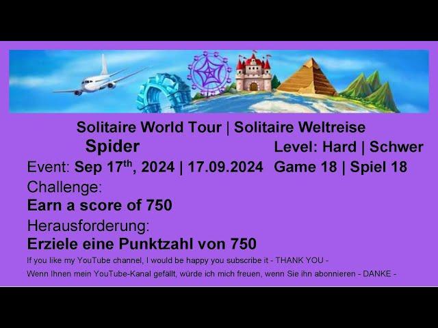 World Tour - Spider Hard #18 | Sep 17th, 2024