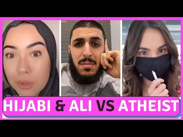 HIJABI & ALI VS ATHEIST GIRL - EPIC REPLY LOL