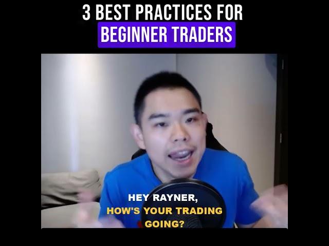 3 Best Practices For Beginner Traders #shorts