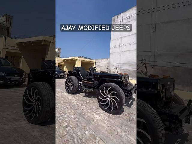 WELCOME TO AJAY MODIFIED JEEPS ️9518434922BEST JEEP MAKER #thar #modifiedjeep #shorts