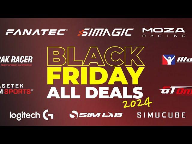 All Sim Racing Black Friday Deals 2024 (Fanatec, MOZA, SIMAGIC, Simucube & more!)