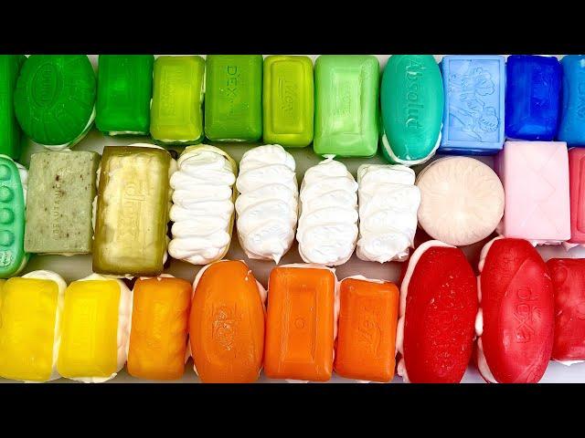  Soap boxes with foam  Lots of foam ASMR soap satisfying video  Help you sleep 