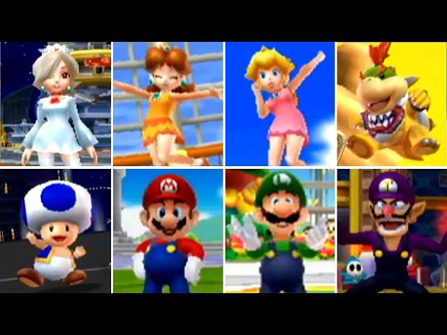 Mario Sports Mix - All Character Victory Animations