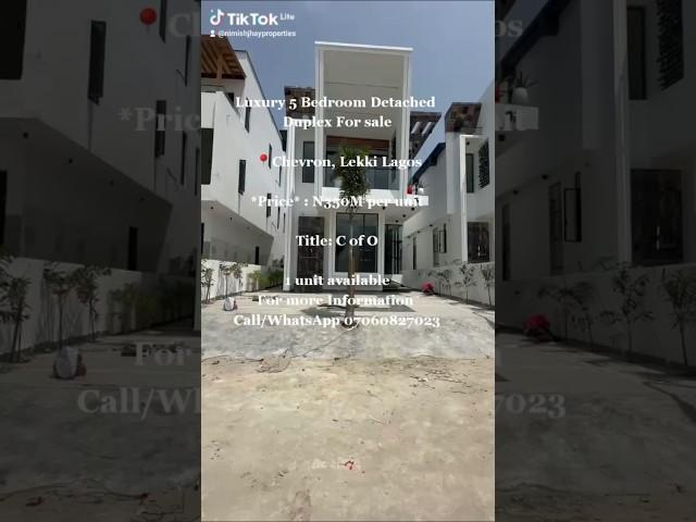 Luxury 5 Bedroom Detached Duplex  C of O.#trending #youtube #viralvideo