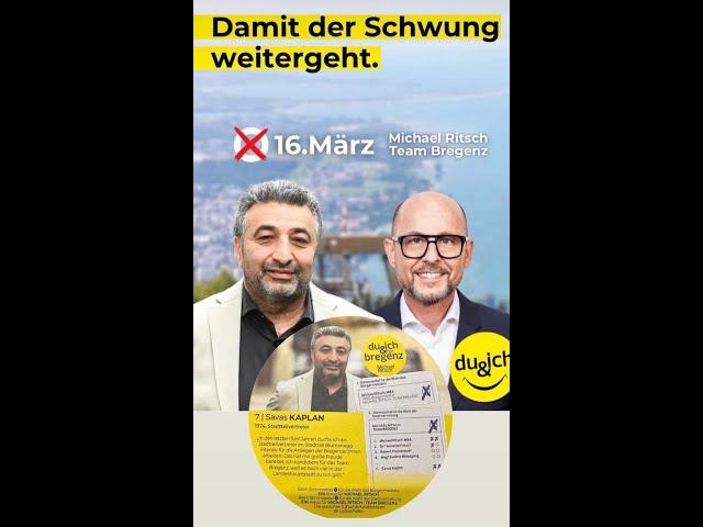 Michael Ritsch – Zukunft für Bregenz - Bürgerbefragung mit Savas Kaplan in Bregenz am 05.03.2025