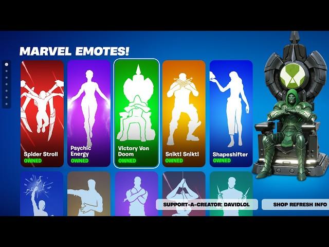 25 BANNED Marvel Emotes in Fortnite