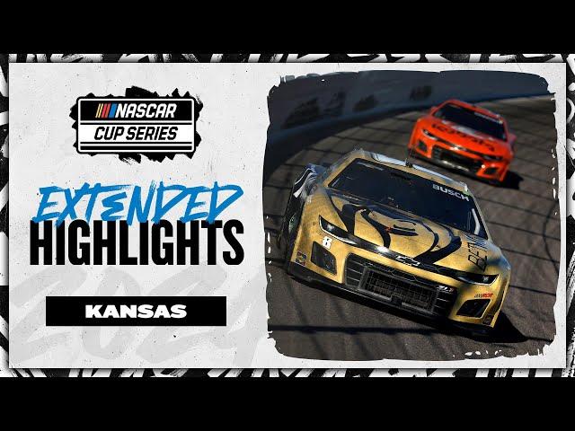 NASCAR Official Extended Highlights | Drama filled Kansas race spoiled by playoff outsider | NASCAR