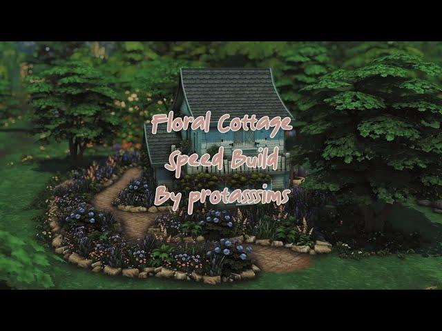 Sims4 speed build Flower Cottage NoCC