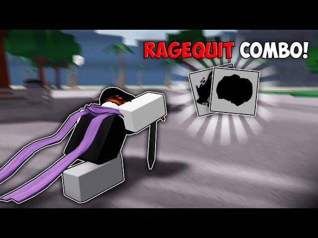 This is THE BEST Ragequit Combo!  | The Strongest Battlegrounds ROBLOX