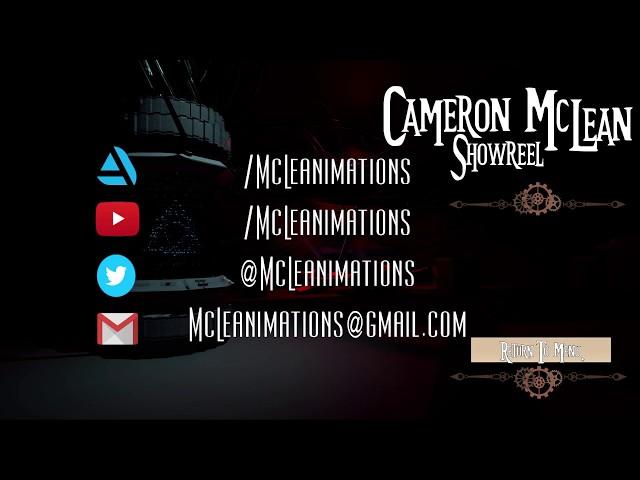 Cameron McLean - Showreel December 2018