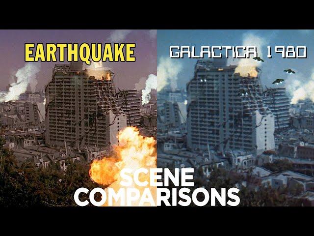 Earthquake (1974) & Galactica 1980 (1980) Side-by-Side Comparison