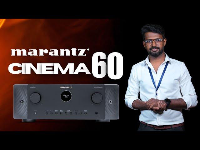 Marantz Cinema 60 7.2-Channel Home Theater Receiver  Dolby Atmos, 8K, Bluetooth & More! #marantz