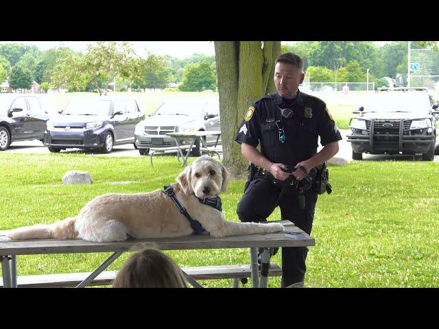 Livonia Community Heroes Storytime - Police Therapy Dog