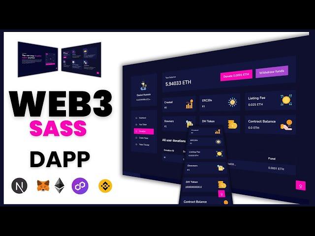 Build & Deploy a Web3 Crypto SaaS Tool Dapp Using Solidity, Nextjs, Etherjs, Blockchain - Web3 SaaS