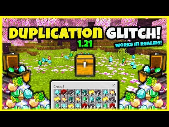 NEW DUPLICATION XP GLITCH (100% SURVIVAL) In Minecraft Bedrock 1.21 !!