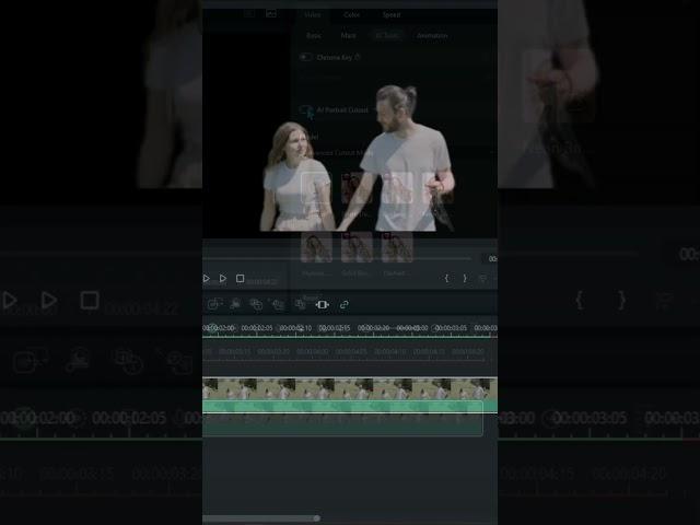 How to use Filmora 14 AI Portrait Cutout. New AI Tool Updates. #filmora #filmora14 #filmoraaitools