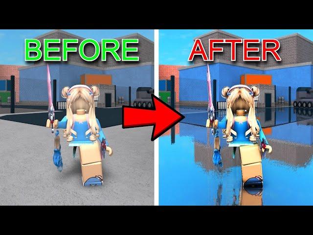I Played MM2 With SHADERS... (Murder Mystery 2)