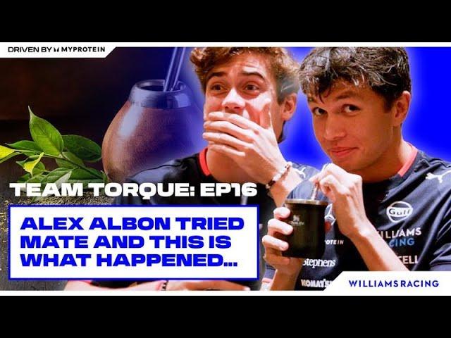 ALEX TASTES MATE WITH FRANCO | Team Torque Ep.16 | Alex Albon & Franco Colapinto | Williams Racing