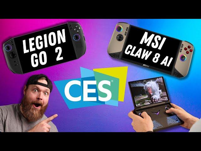 CES Gaming Handhelds Were Awesome! - MSI Claw 7 & 8 AI+, Legion Go 2, OneXPlayer, CES 2025