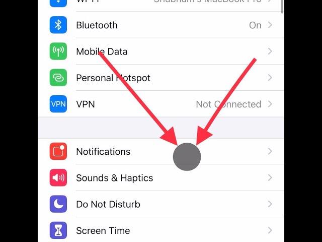 How to show touches while screen recording on an iPhone 