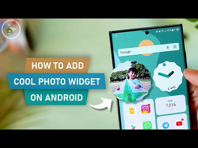 How to Add Cool Photo Widget on Any Android - Android 12 Photo Widget on Any Android Smartphone