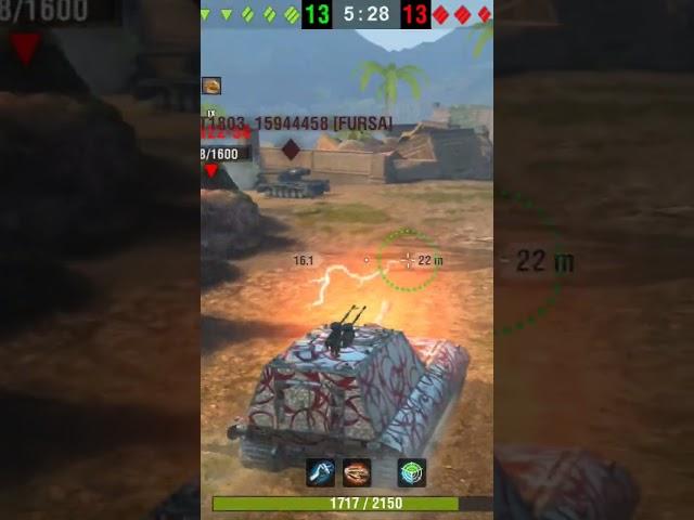 WoTB Jagdpanzer E100 ammorack Sheridan 2 Kills World of Tanks Blitz #e100 #wot #wotblitz #wotb