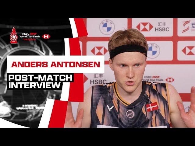 Anders Antonsen explains on-court drama with service judge!