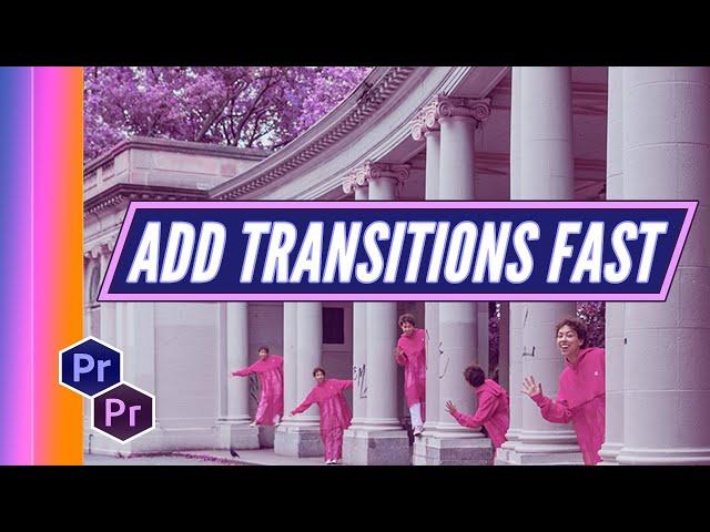 Add Multiple Transitions FAST | Adobe Premiere Pro Tutorial | Edit With Andy