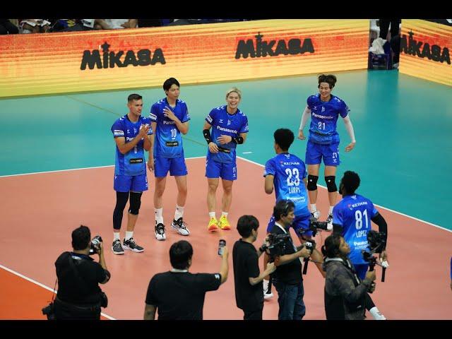 Highlight : ซันโทรี่ซันเบิดส์ VS โอซาก้า บลูเทออน japan Volleyball Asia Tour in Thailand 2024