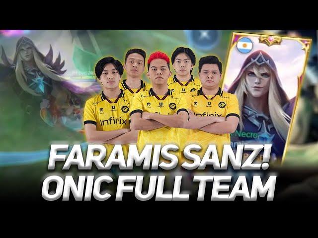 FULL ONIC GAMEPLAY FARAMIS KAPAN LAGI SANZ PAKE FARAMIS DI RANK