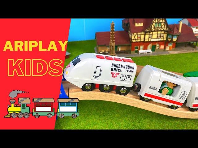 Wooden Trains for kids | brio locomotives | video for kids