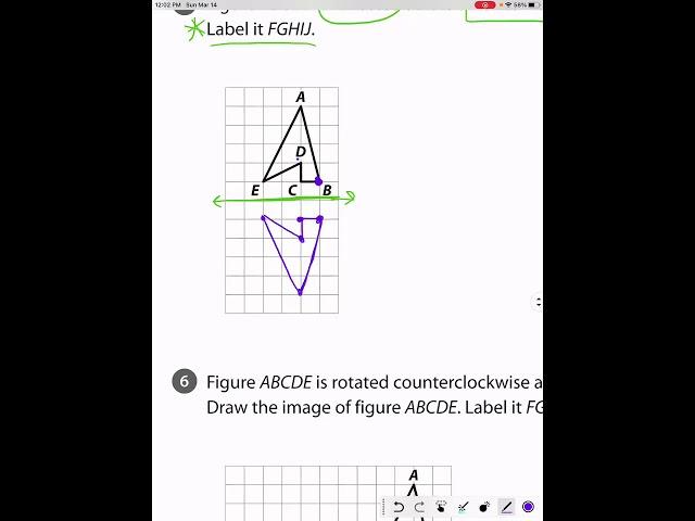 Transformations Fluency Practice: Student video