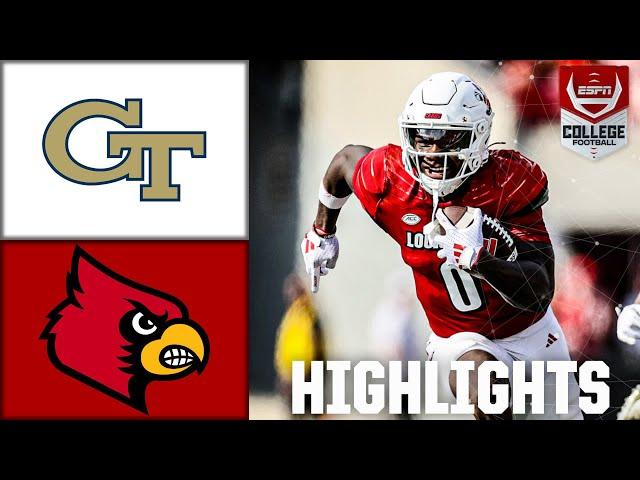 Georgia Tech Yellow Jackets vs. Louisville Cardinals | Full Game Highlights | ESPN College Football