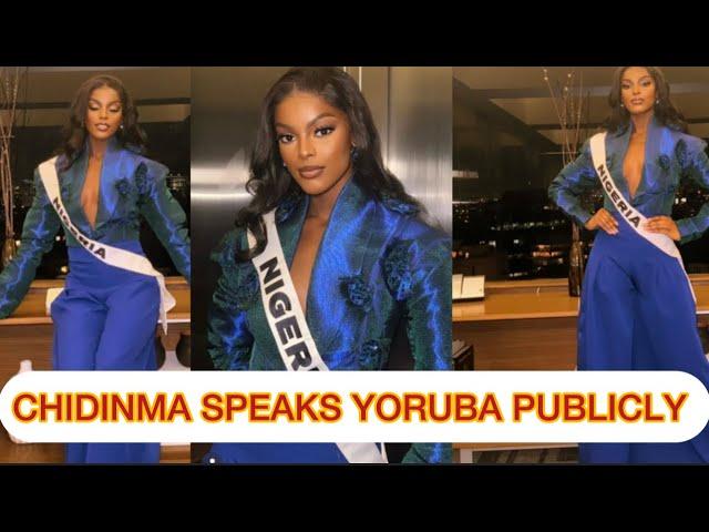 CHIDINMA ADETSHINA, SPEAKS YORUBA DIALECT FOR THE FIRST TIME. AS SHE TELLS HER STORY. SEE REACTIONS