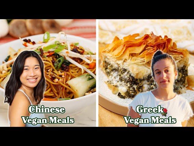 What An Italian Vegan, Chinese Vegan & Greek Vegan Eat In A Day