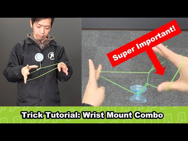 [Classic & Cool] Wrist Mount Combo [REWIND Yo-Yo Trick Tutorial] #yoyo #yoyotricks #tutorial