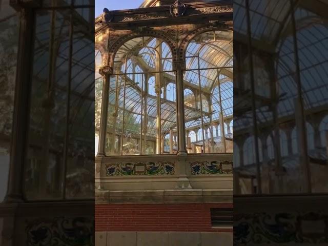 Palacio de cristal- retiró| muy bello lugar en Madrid #follow #likeforlikes #yotubeshorts #travel