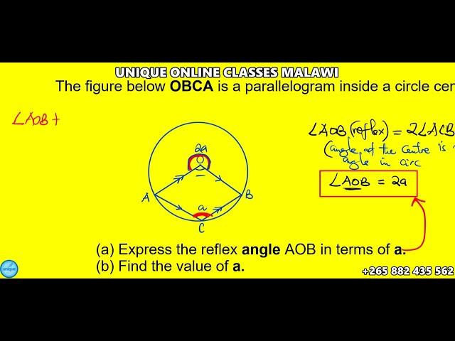 Circle Theorem practice question