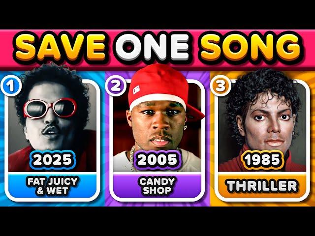 SAVE ONE SONG PER YEAR  Most Popular Songs From 2025 to 1985 | Music Quiz