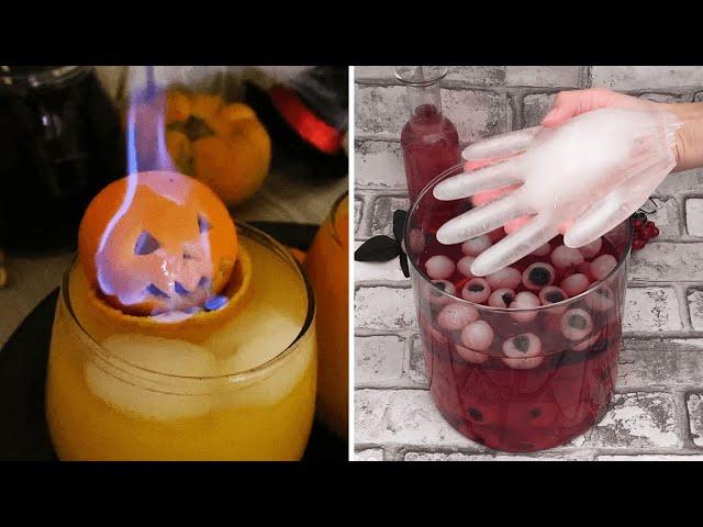 Halloweeen Cocktails  Pick Your Poison! Shots, Cider, or Eyeballs??  